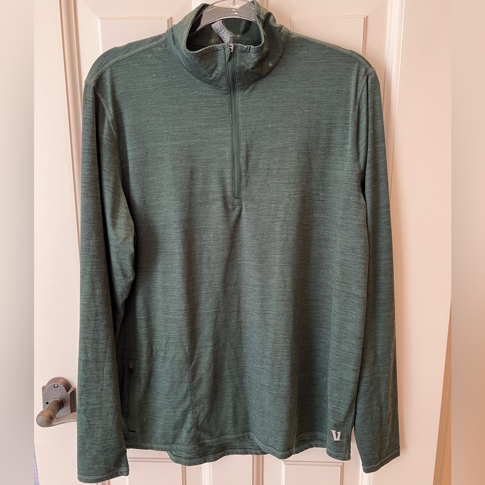Mens green Vuori pulllover